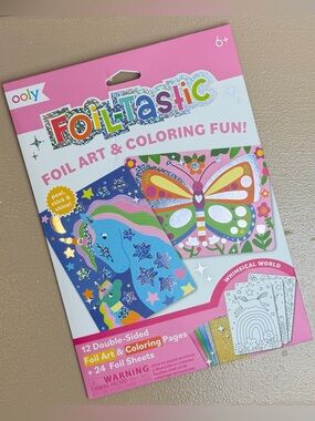 Foil-Tastic Foil Art & Coloring | New | Unopened | Pink Multicolor Pack | Fun